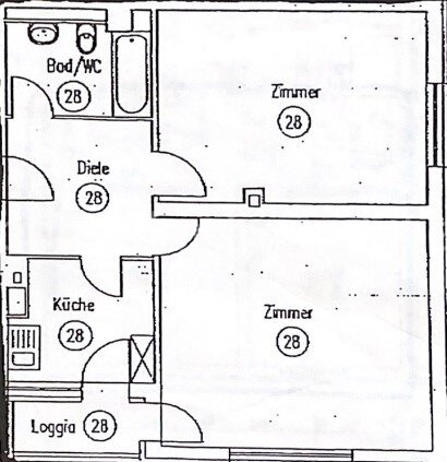 Citywohnung mit Loggia in direkter Domlage