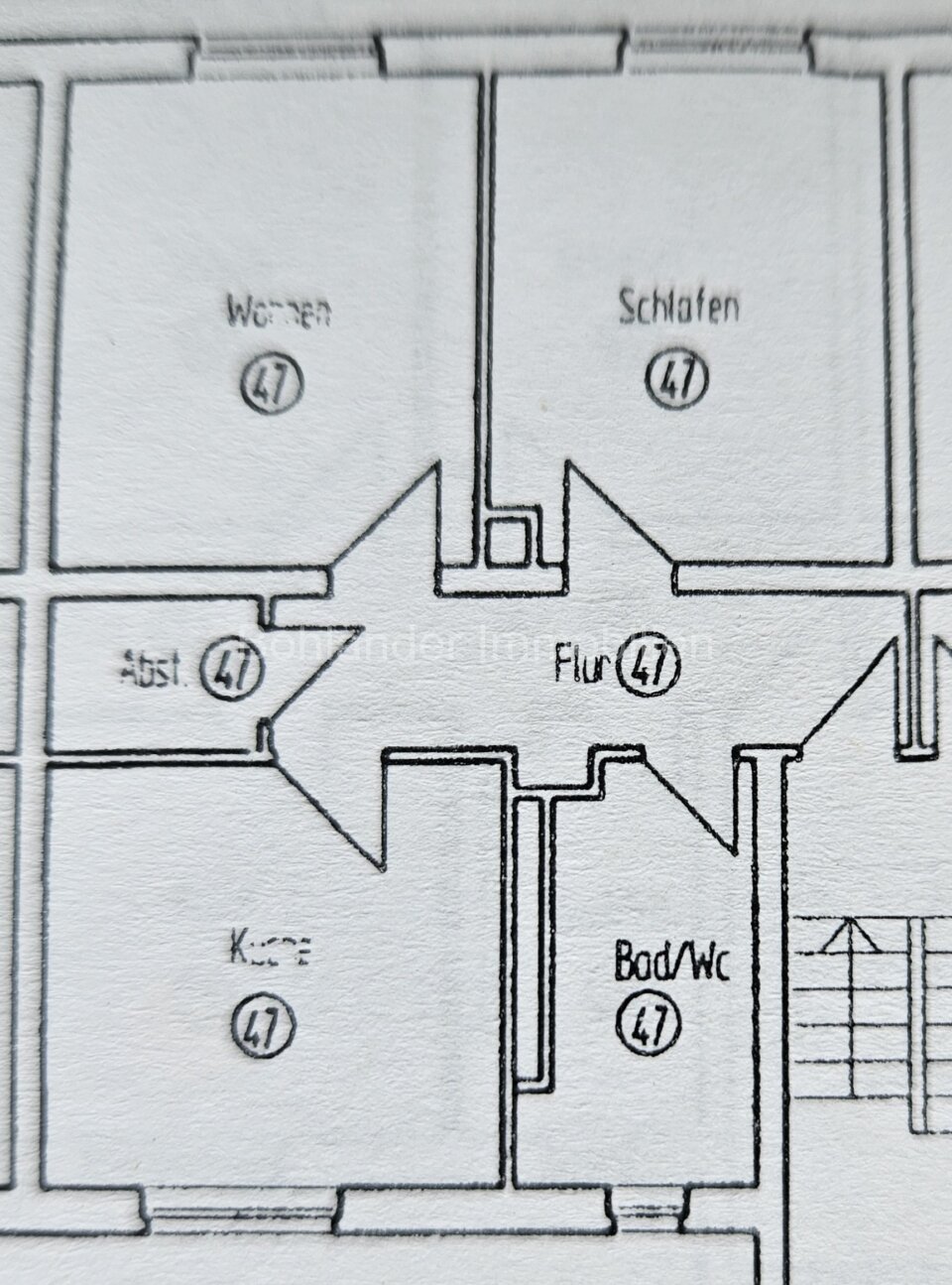 Gallus - Gut geschnittene 2-Zimmer-Wohnung mit Einbauküche in ruhiger Lage