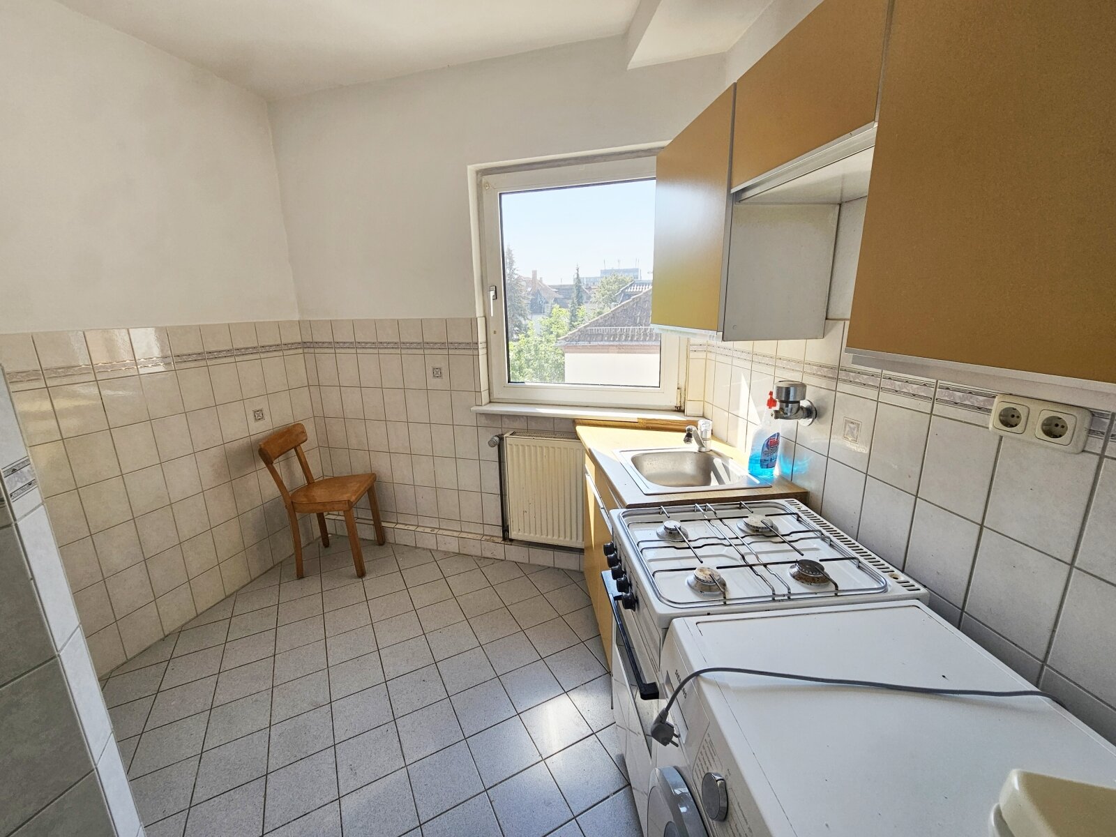 Gemütliche 2-Zimmer-Wohnung mit kleinem Garten in ruhiger Lage des Gallusviertel