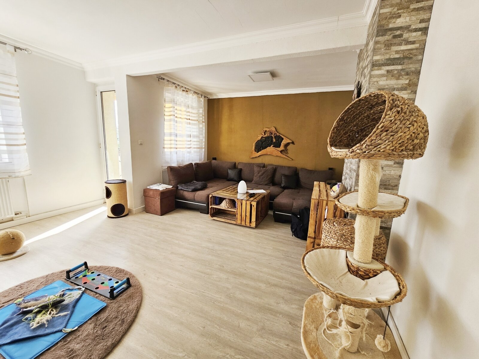 Moderne 3-Zimmer-Wohnung mit Einbauküche und Balkon