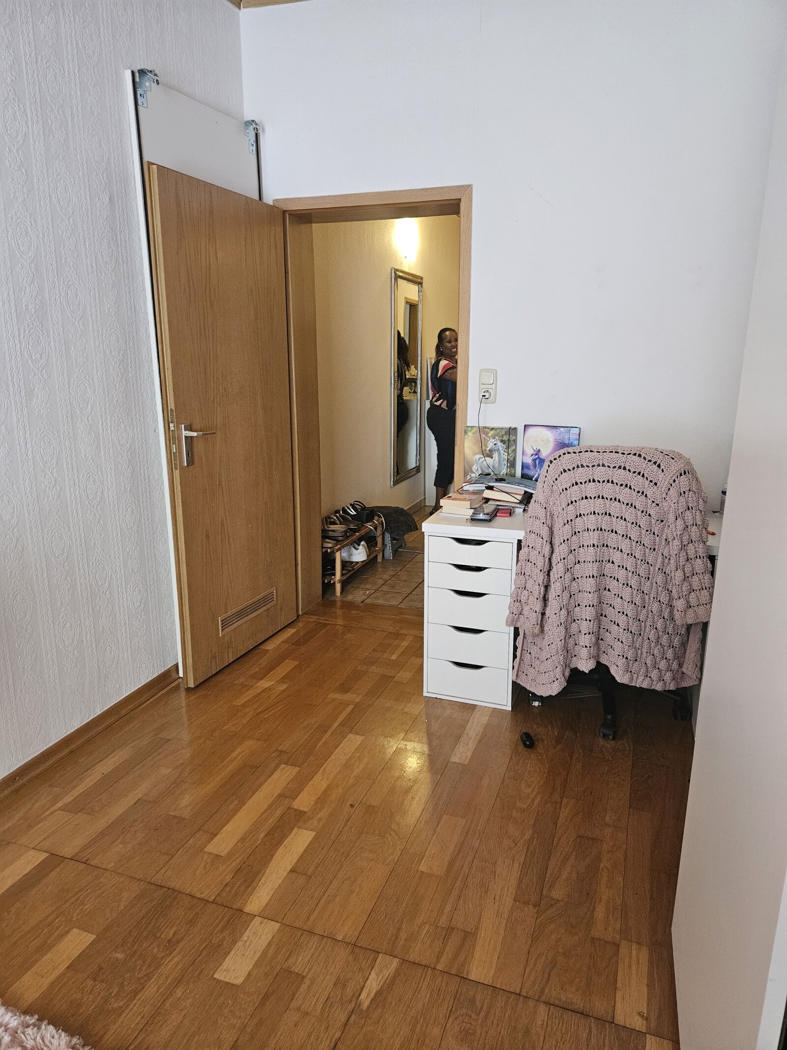 Vermietete 2-Zimmer-Wohnung mit kleinem Garten in ruhiger Lage des Gallusviertel