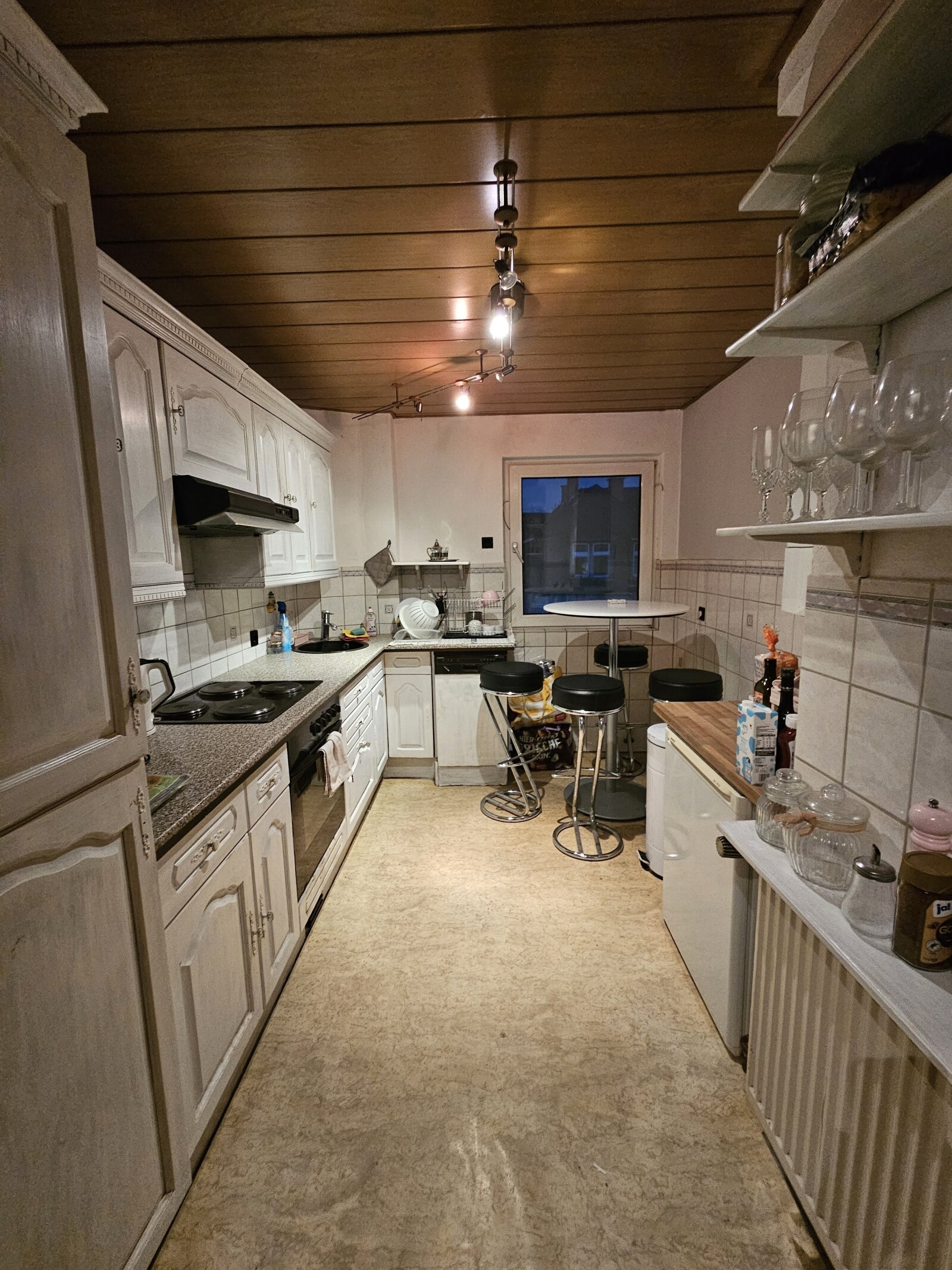 Vermietete 3-Zimmer-Wohnung mit kleinem Garten in ruhiger Lage des Gallusviertel