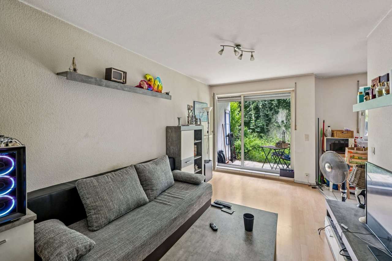 Einzimmerwohnung mit eigenem Gartenanteil in ruhiger und zentraler Lage von Offenbach