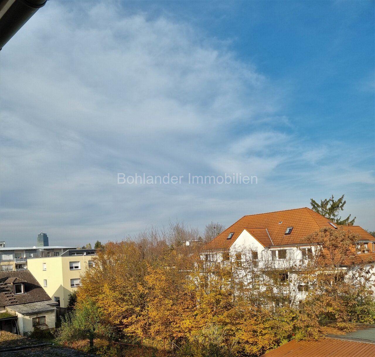 Blick aus Schlafzimmerfenster