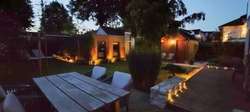 Garten mit Ambientebeleuchtung Garten mit Ambientebeleuchtung